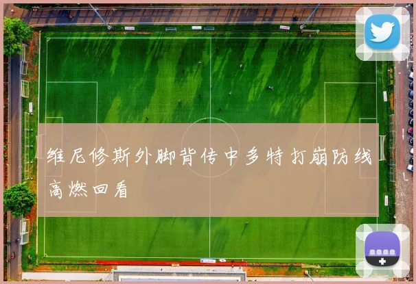 维尼修斯外脚背传中多特打崩防线高燃回看
